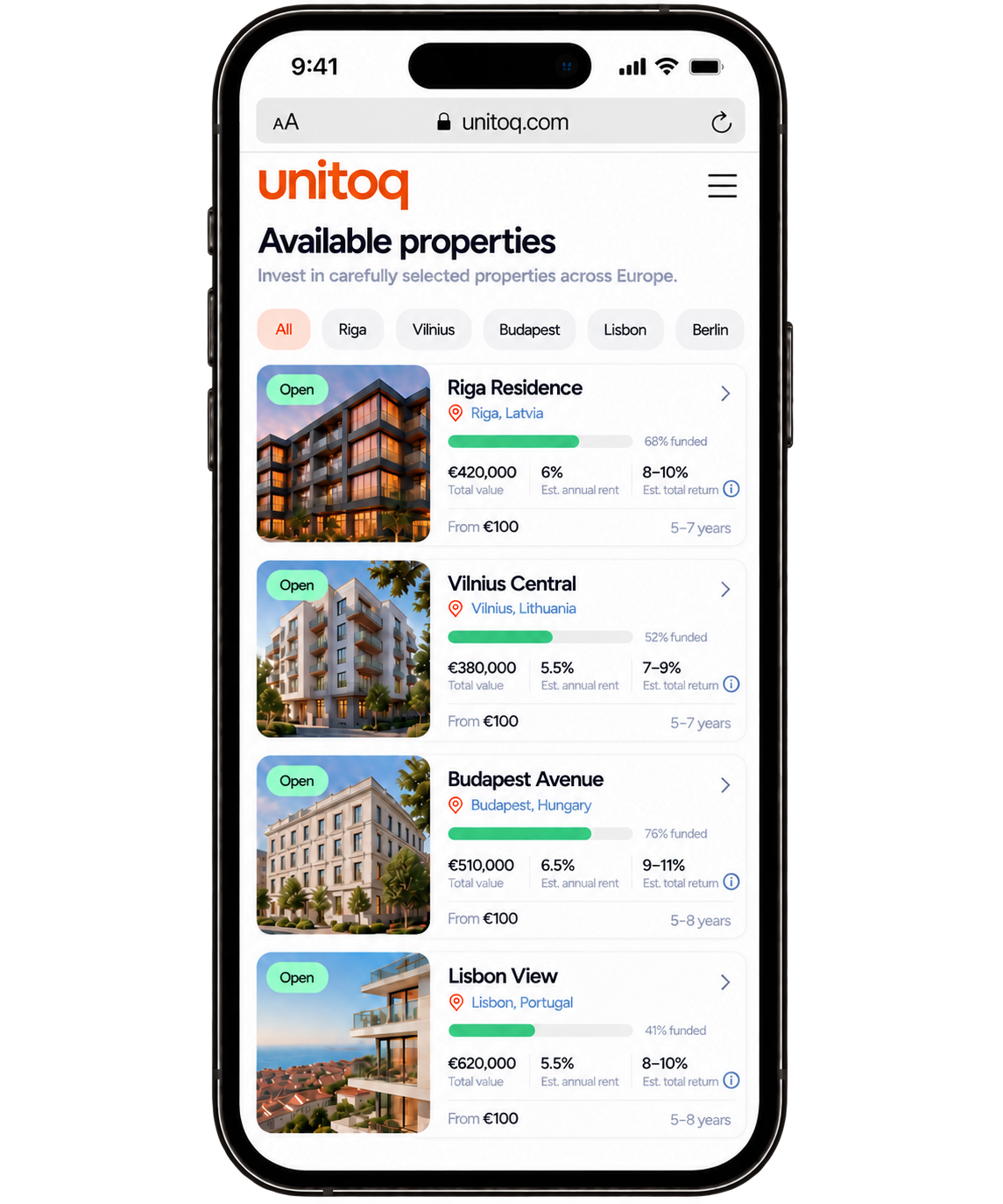 Browse properties